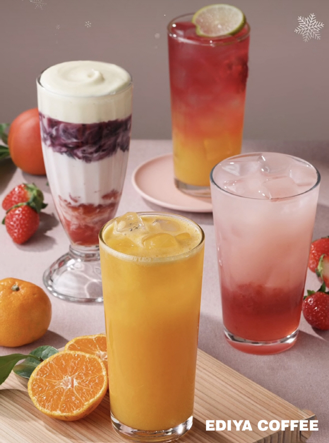 [이디야커피] 이디야커피, 겨울 시즌 음료 4종 출시 2주만에 10만 잔 돌파!