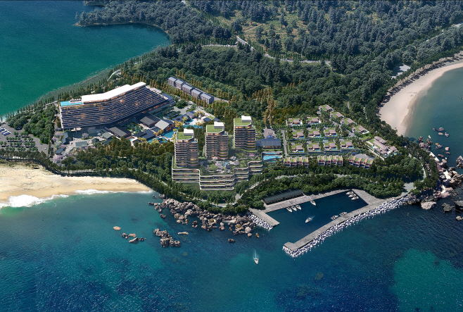 호반그룹 ‘화진포 국제 휴양관광지’ 예상 조감도