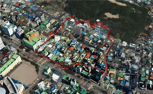 서울 종로구 숭인동 61번지 일대 모아타운 사업 지역 조감도