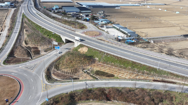 예산군, 삽교교차로 기후대응도시숲 조성 완료