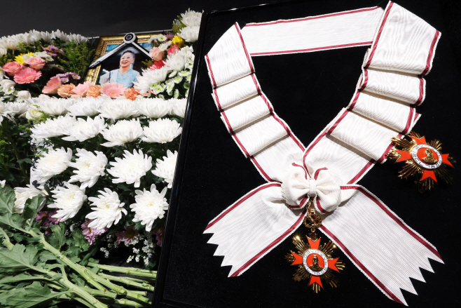 '은막의 여왕' 김지미 금관문화훈장 추서<YONHAP NO-3782>