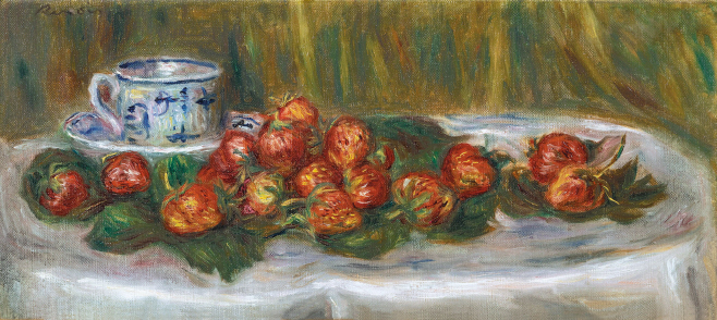 르누아르 Nature morte aux fraises