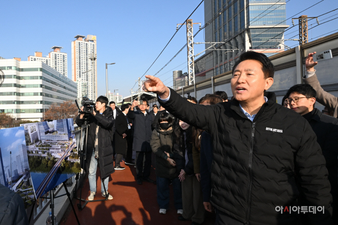 오세훈 동서울터미널 부지 현장방문