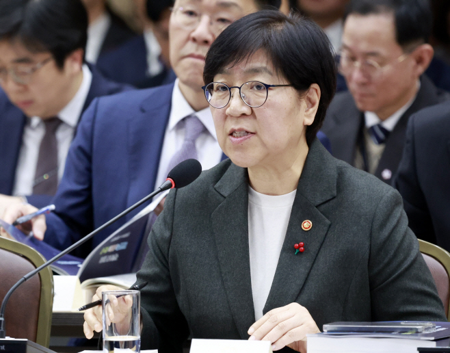 업무보고하는 정은경 복지부 장관<YONHAP NO-3408>