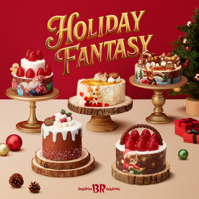 [이미지] SPC 배스킨라빈스, 2025 크리스마스 케이크 사전 예약 전년비 185% 달성