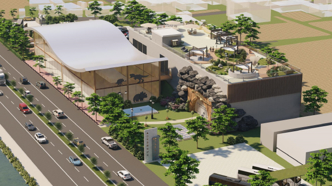 [문화예술과]산북동공룡과익룡발자국화석산지전시관건립타당성사전평가통과(박물관조감도2)