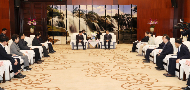 충남도의회, 구이저우성 인민대표대회 상무위원회 방문