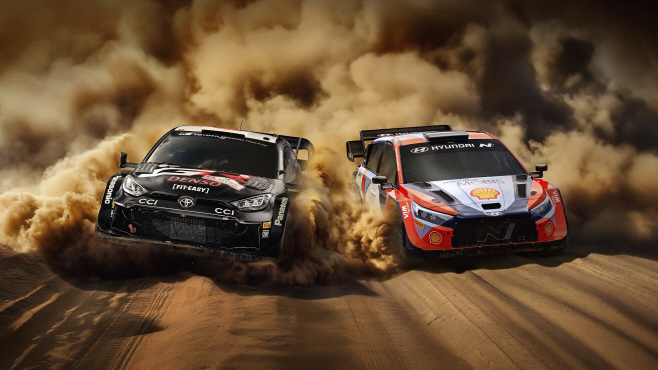 (사진 4) 현대자동차, “토요타는 라이벌이자 동반자”…2025 WRC 3관왕 축하 광고 눈길