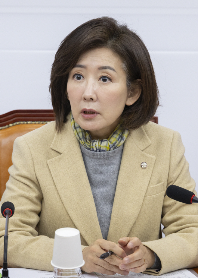 국민의힘 지방선거 총괄기획단 회의에서 발언하...<YONHAP NO-2224>