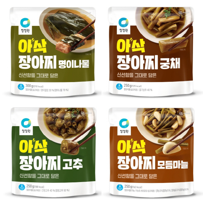 [대상 보도사진] 대상 청정원, 햇살담은 간장의 깊은 감칠맛 담은 ‘아삭장아찌’ 4종 출시