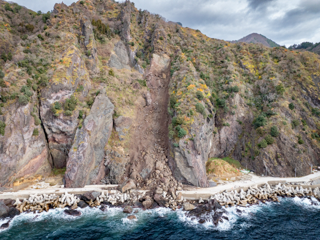 낙석구간 사진 3