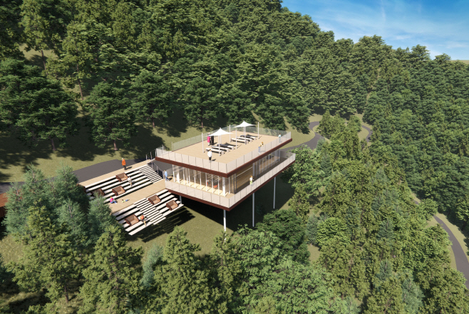 4-2 미원별빛자연휴양림(별빛전망대 조감도)