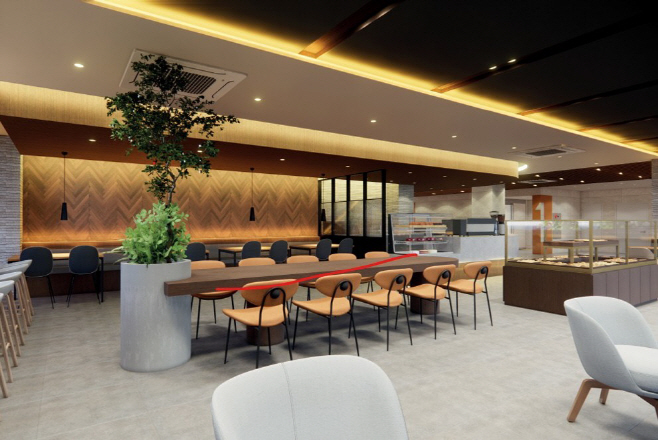 1_음성군, ‘금빛공감센터’ 내년 2월 준공 앞두고 막바지 점검 ‘총력’(2)_1층 카페