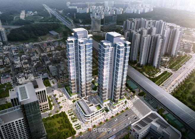 해링턴 스퀘어 과천 조감도