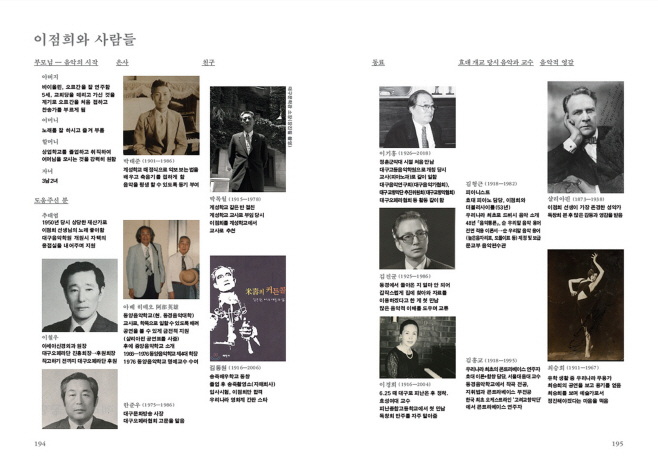 이점희 선생과 관련한 인물 관계도