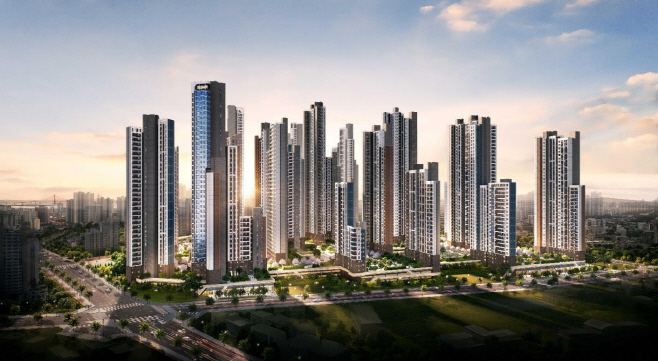 인천 금송구역 주택재개발 정비사업 예상 투시도