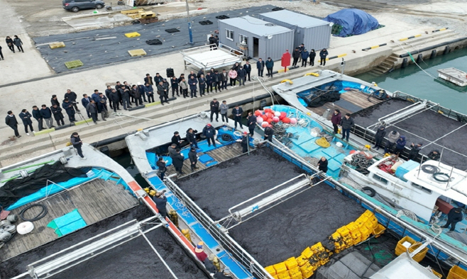 첫 물김 위판장 낭도에 개설