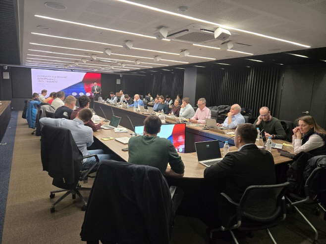 사진2. 체코 대표단이 한수원이 준비한 사업친숙화 특화교육 과정을 수강하고 있다