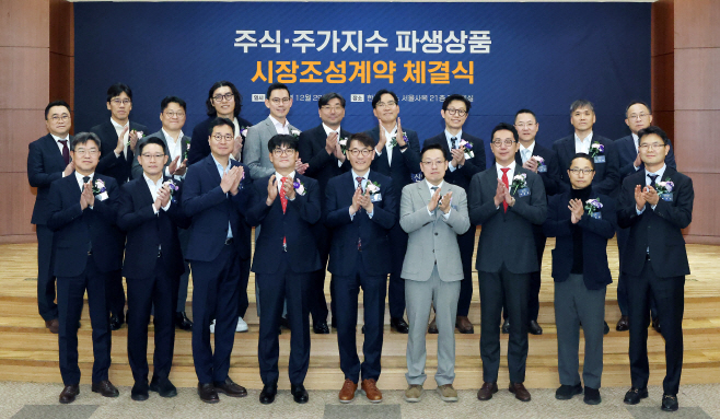 (사진) 주식· 파생상품 시장조성계약 체결식