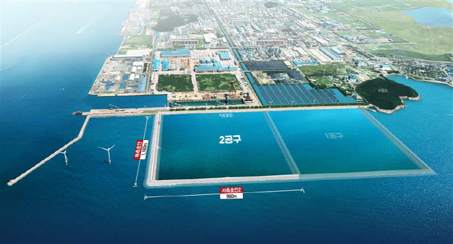 전북 군산항 제2준설토 투기장 2공구 위치도