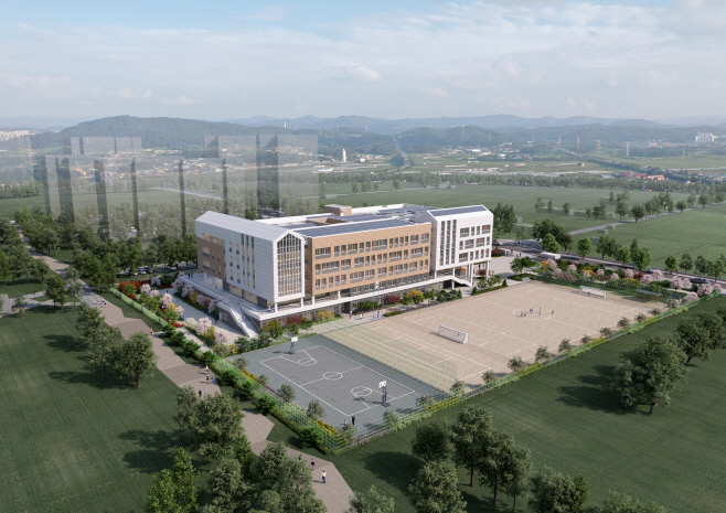 1-1. 김포교육지원청 사진자료(신양고 조감도)