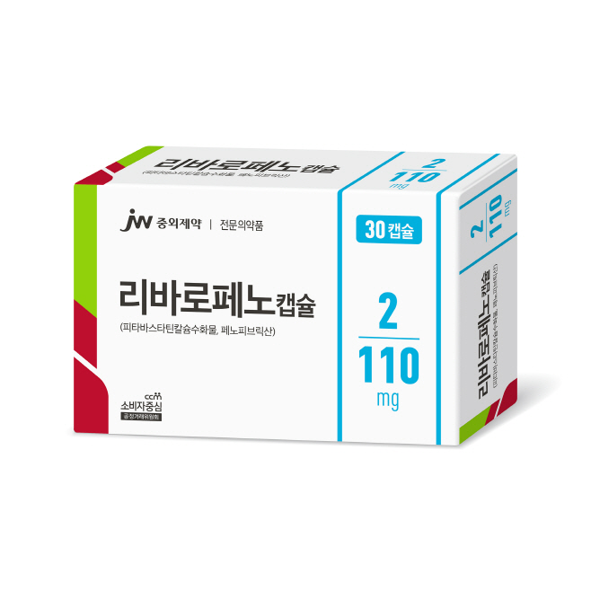 JW중외제약 리바로페노