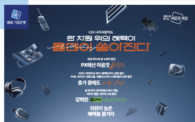 IBK기업은행, 나라사랑카드 3기