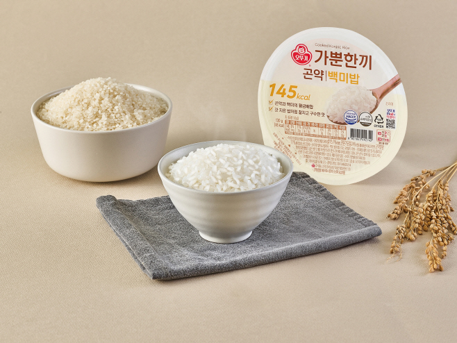 오뚜기 가뿐한끼 곤약백미밥 연출컷