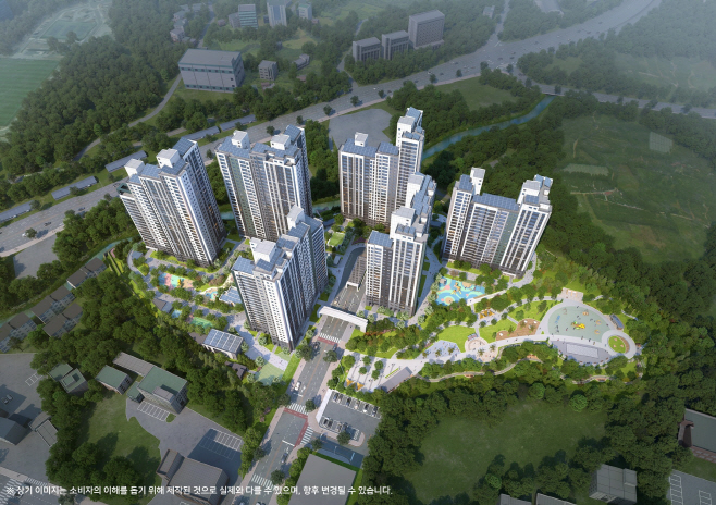 용인 푸르지오 원클러스터파크_조감도