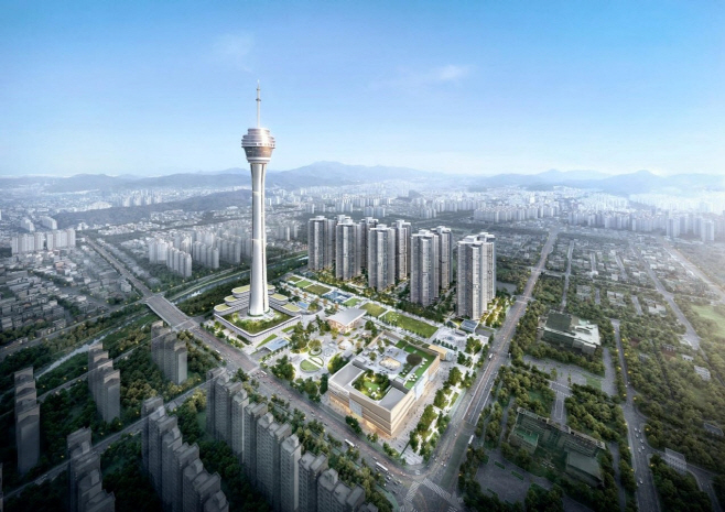 옛 대한방직 부지 개발사업 올 상반기 본격화 (대한방직 조감도)