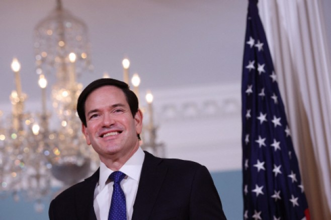 US-SECRETARY-RUBIO-ME... <YONHAP NO-1808> (Getty Images via AFP)