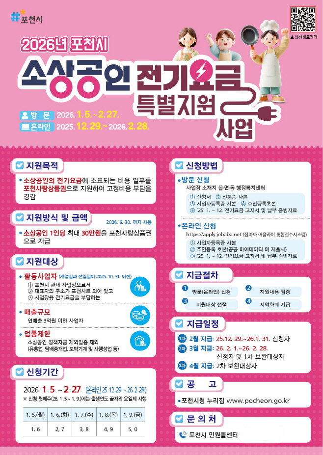 1 포천시, 포천사랑상품권 운영 확대 등 소상공인 지원 강화