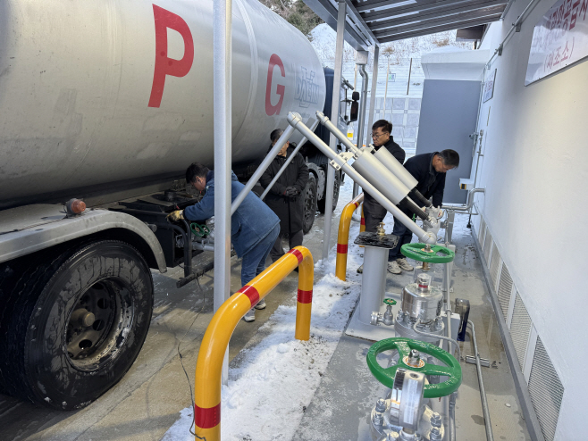 울릉군 LPG 첫 가스 충전 실시 3