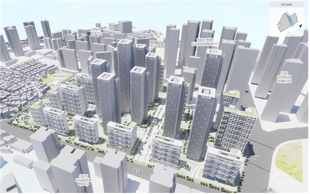 서울 영등포구 도림1구역 공공재개발 사업 조감도