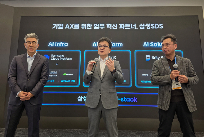 [사진자료2] 삼성SDS, AI 에이전트 기반 AX 혁신 선언…CES 2026서 ‘일하는 방식의 변화’ 제시