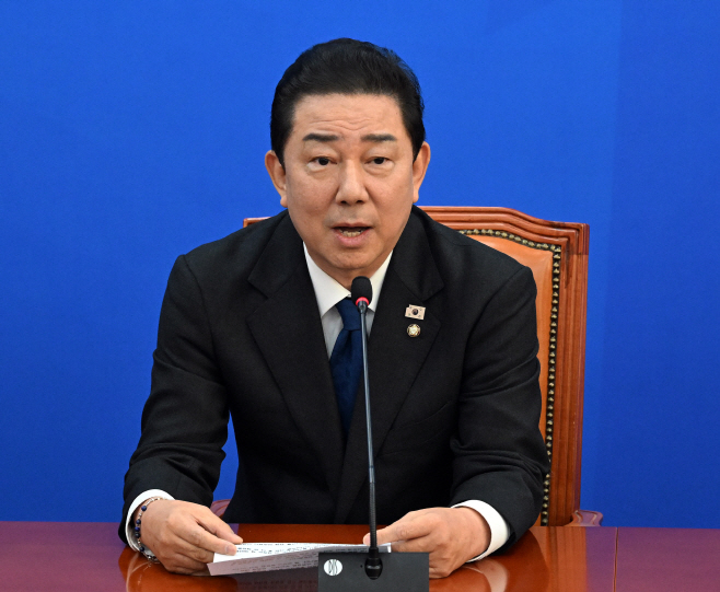 [포토] 김병기, 원내대표직 사퇴