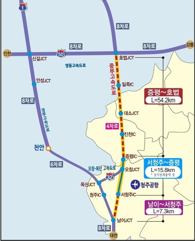 고속도로 확장사업(중부고속도로 증평~호법) (3)