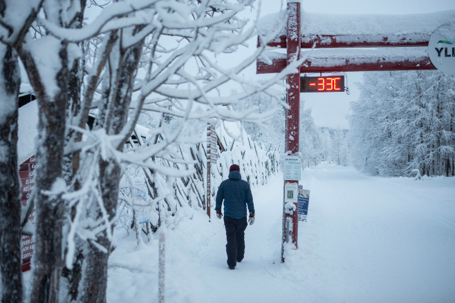 Finland Extreme Weather <YONHAP NO-0312> (AP)