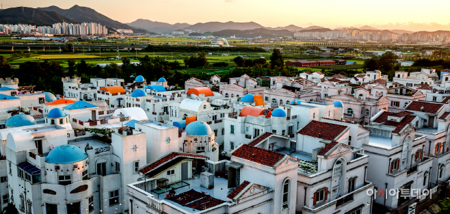 아산시 탕정 지중해마을 전경