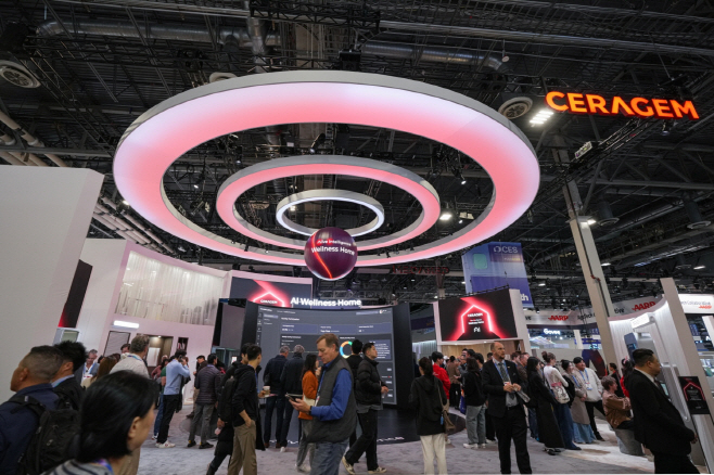 (사진자료1) CES 2026서 세라젬이 선보인 'AI 웰니스 홈'에 약 1만 5천여 명의 관람객이 방문했다