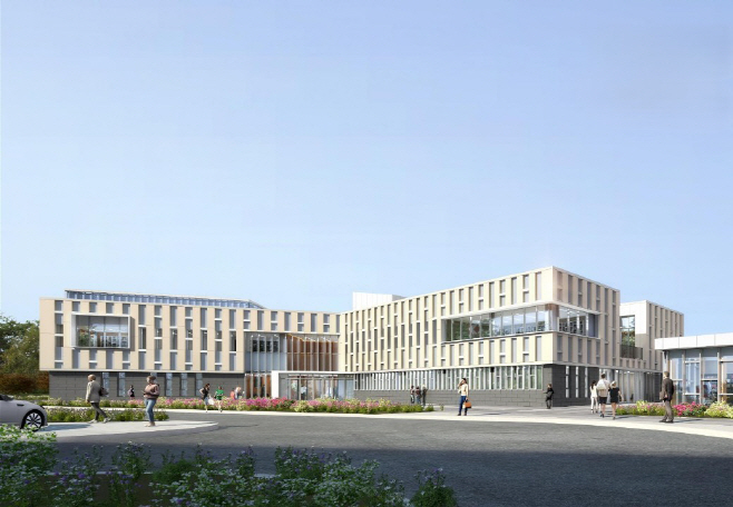강원산림바이오센터 조감도.