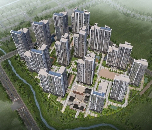 과천주암C1블록 조감도