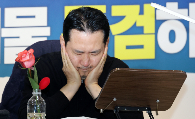 장동혁, 닷새째 단식<YONHAP NO-2185>