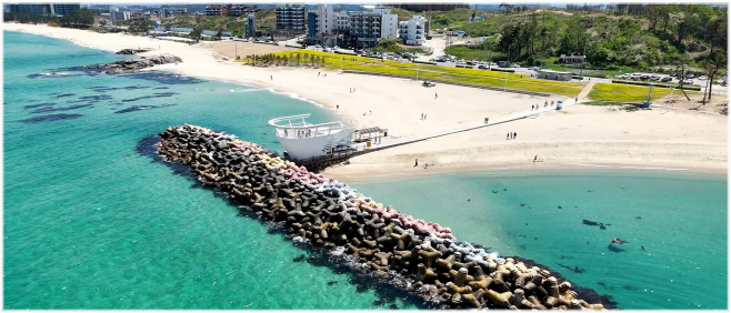 (사진)기후변화 대응 공원·녹지 힐링공간 조성 박차1 (경포 2,3지구 해안변 녹지축 공원화 사업(해중전망대))