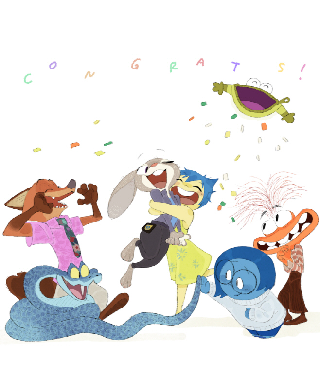 주토피아 인사이드 아웃