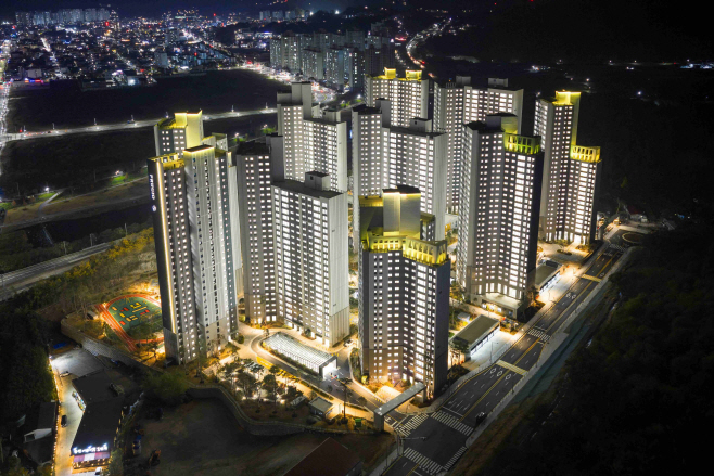 광양 푸르지오 센터파크 단지(점등식) 사진