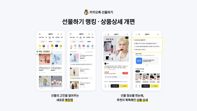 [카카오 이미지] 카카오, 선물 목적과 취향에 맞춘 ‘카카오톡 선물하기’ 서비스 개편_260120