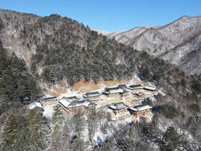 오대산_상원사_드론