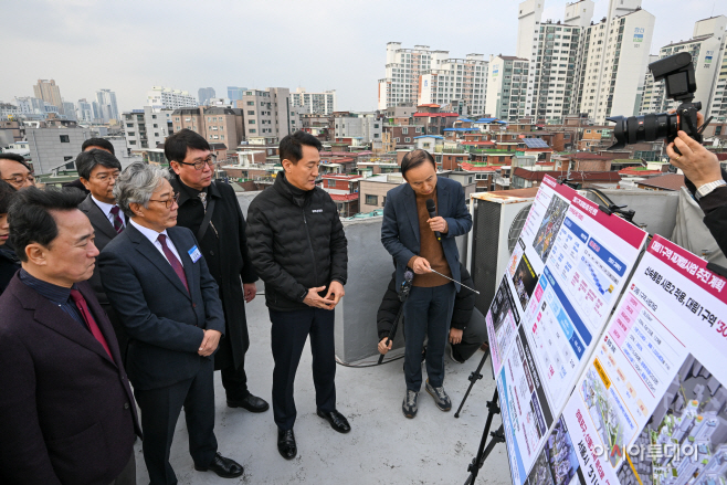 오세훈 시장, 대림 1구역 재개발 현장 방문