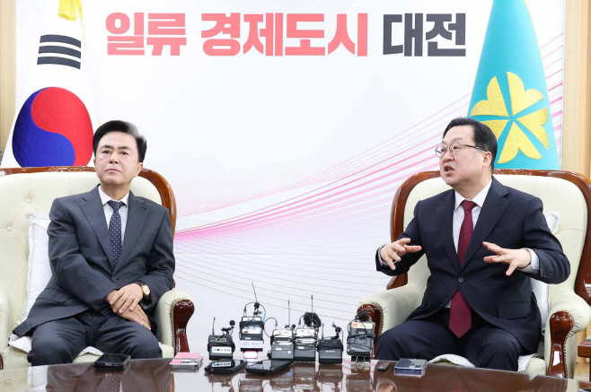 이장우 대전시장-김태흠 충남지사 회동3